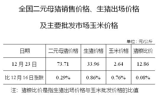 2020.12.29-今日猪价继续上涨，二元母猪价格也在涨，半个月累计从国外引进种猪超1万头，分析师预计2021全年生猪均价22.2-24.5元/公斤，走势前高后低