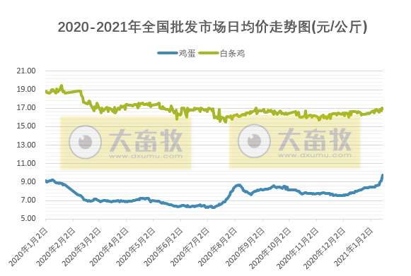 【家禽周报】1月第2周家禽产品价格呈上涨走势
