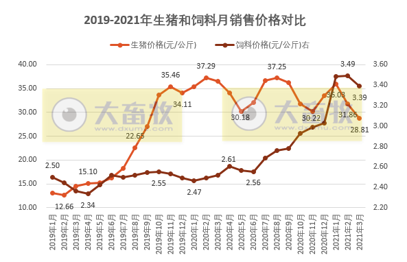 2021年3月及第1季度生猪行业数据汇总