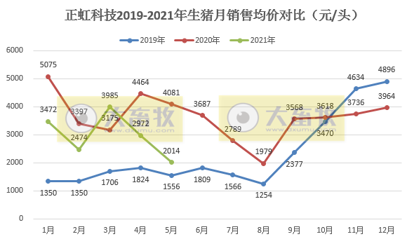 正虹科技:5月生猪销量环比下降4成,收入下降近6成