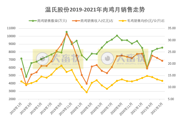 温氏股份：前5个月肉鸡销售约4亿只，收入同比增长33%