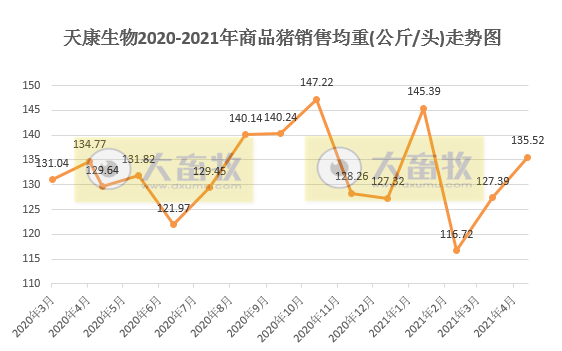 天康生物：5月猪价跌至8.7元/斤，环降17%；前5个月生猪销量超60万头，同比增长91%