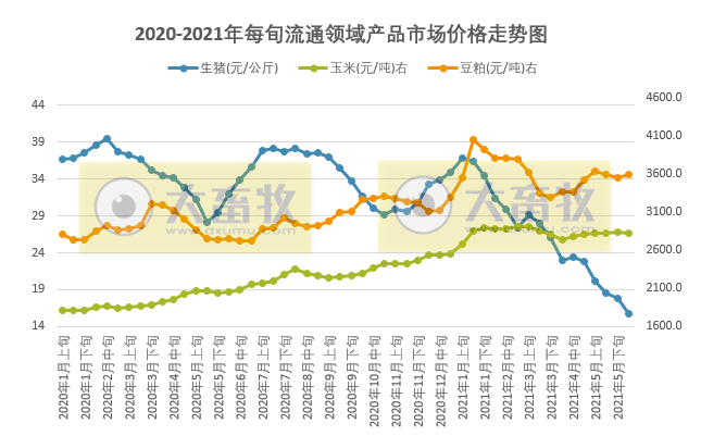 2021.6.16-今日猪价东北止跌上涨，仔猪价格连跌12周跌破30元/斤，玉米价格再创新高，27家猪企在广东规划产能5000万头