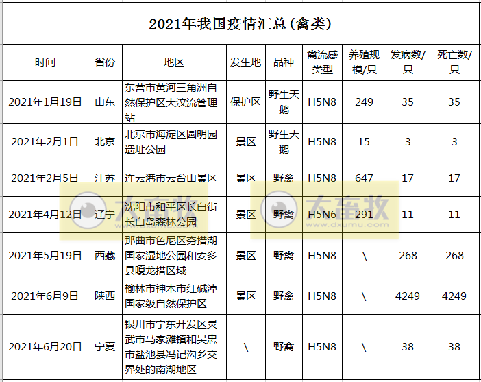 宁夏发生一起野禽H5N8亚型高致病性禽流感疫情