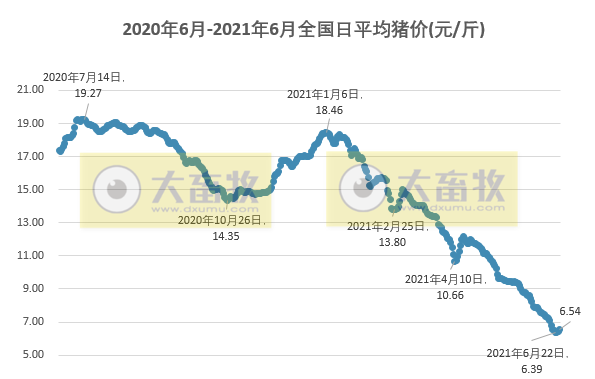 2021.6.25-今日猪价24省上涨,大猪消化完或需求增加?温氏种猪生产模式有较大的变化,新希望在广东规划400万头生猪产能