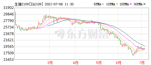 2021.7.6-今日猪价13省下跌,今年第一批中央储备猪肉收储开启,牧原6月猪价跌破7元/斤,上半年生猪销售约1750万头;天邦剥离饲料业务转让给通威