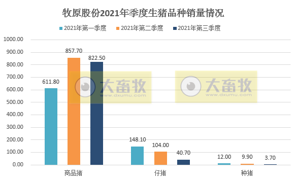 牧原股份：9月仔猪销量跌破5万头环比降7成，前9个月生猪销量超2600万头，预计第三季度最高亏损10亿元