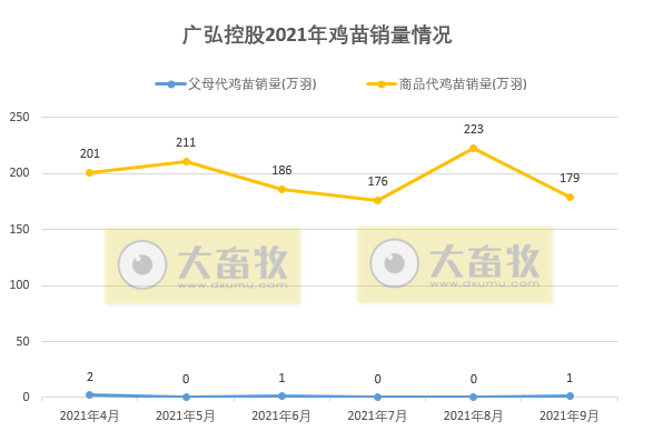 广弘控股：9月鸡苗销售环比减少19%，均价环比增长36%