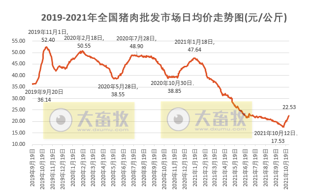 2021.10.30-今日猪价多数省上涨，猪肉价格连涨3周；河南给连亏3个月以上养猪户补贴；多家上市猪企三季度报出炉-一个字亏；世界首例猪肾脏移植人体手术成功