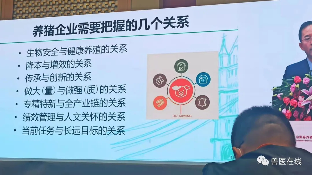 仇华吉在李曼大会上的主题报告《非洲猪瘟带给我们的反思》