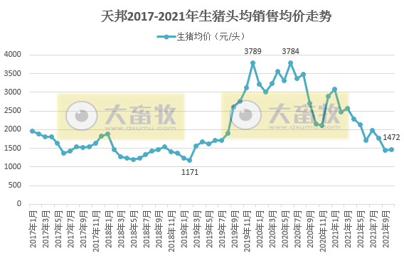 天邦股份:10月生猪销量环比上涨67%,创历史新高,仔猪销量环比增长3079.86%