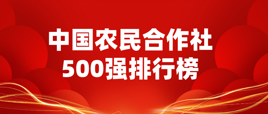2021中国农民合作社500强排行榜