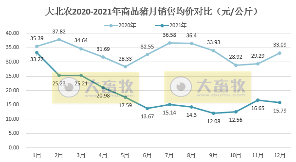 大北农2021年度业绩预告及生猪销售情况