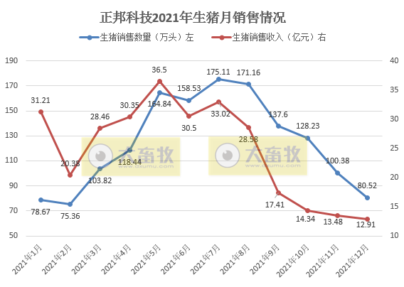 2022.01.09-今日猪价继续下跌，6省跌破7元，年前生猪上市量较大，仍有一波小行情将出现；正邦金新农生猪销售数据出炉