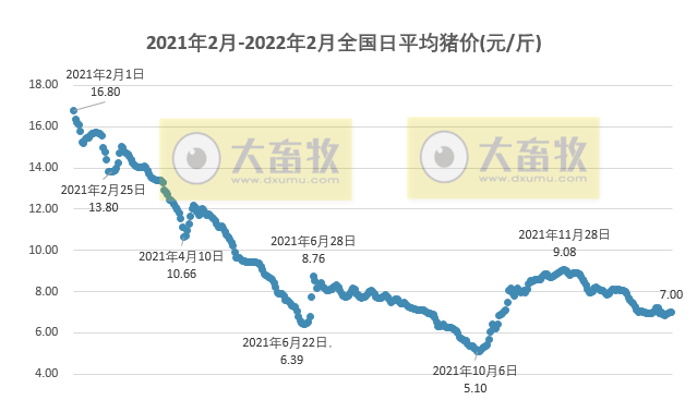 2022.02.01-今日猪价及畜牧资讯