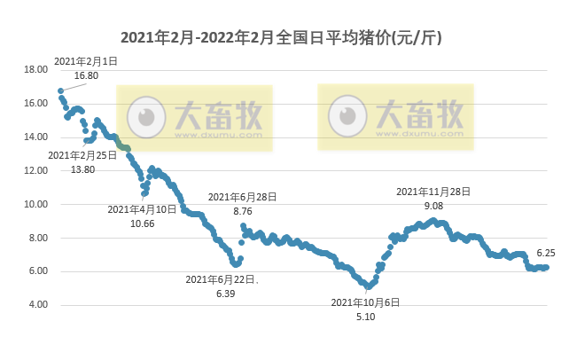 2022.02.26-今日猪价继续维稳,豆粕疯涨,海大养猪亏损超9亿,多家猪企公布降本增效方式,广西饲料首破2000万吨,越南非瘟疫苗有新动态