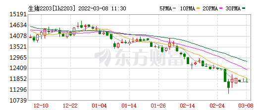 2022.03.08-今日猪价大面积下跌，头均连亏4周，国家将启动年内第二批中央冻猪肉储备收储工作；牧原温氏公布2月生猪销售情况
