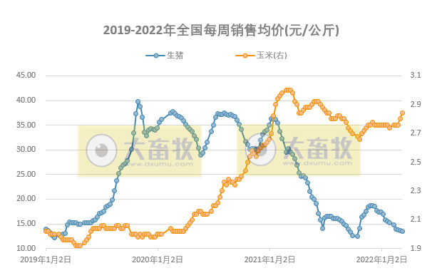 2022.03.15-今日猪价华中全面下跌,头均连亏5周,猪粮比3周破5,国家将启动第三批猪肉收储工作;未来1-2年会有大型猪企破产吗?