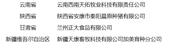农业农村部公布2021年国家畜禽核心育种场等遴选核验结果（附100家国家生猪核心育种场名单）