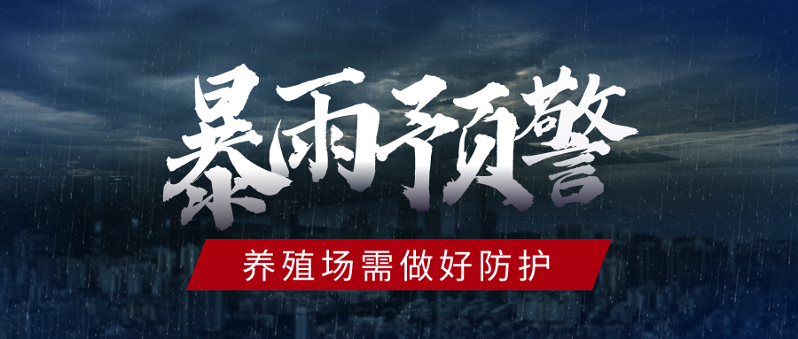 特大暴雨预警，猪场需做好哪些应急准备？