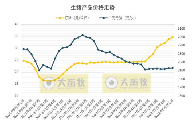 2022.06.05-今日猪价下降幅度收窄，仔猪价格继续持续上涨，补栏扩产需谨慎，生猪行业将进入微利时代；猪肉进口量持续12个月同比减少；梅雨季节做好疫情防控和成本控制