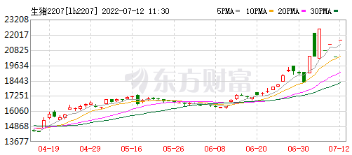 2022.07.12-今日猪价全国大面积下降，多省跌破12元，东北仔猪价格居全国最高；新希望猪价连续4个月增长但仍处于亏损状态；普莱柯预计净利下降55%