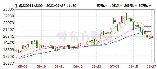 2022.07.27-今日猪价连跌7天，东北险守10元大关；海大进军光伏领域，全球最高养猪场预计8月底正式投产，暂停这家美国企业的肉类产品进口