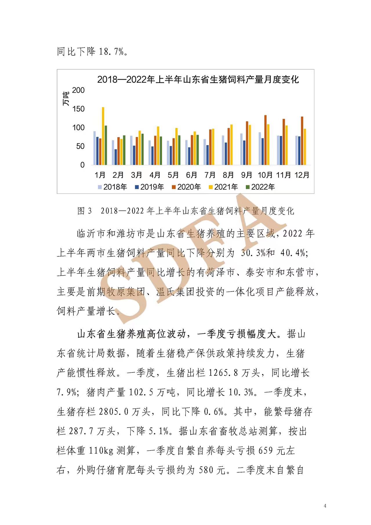 山东省2022年上半年饲料产业形势分析