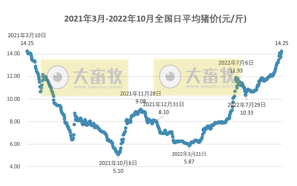 2022.10.20今日猪价,继续飘红