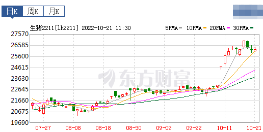 2022.10.21今日猪价,多地出现转跌,华南继续全面上涨