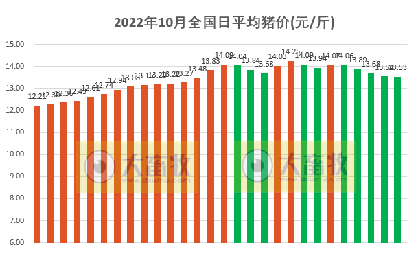 2022.10.28今日猪价