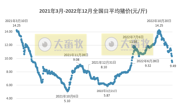 2022.12.13今日猪价