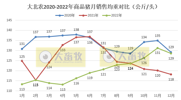 单月生猪销量创历史新高——大北农2022年12月及年度生猪销售情况