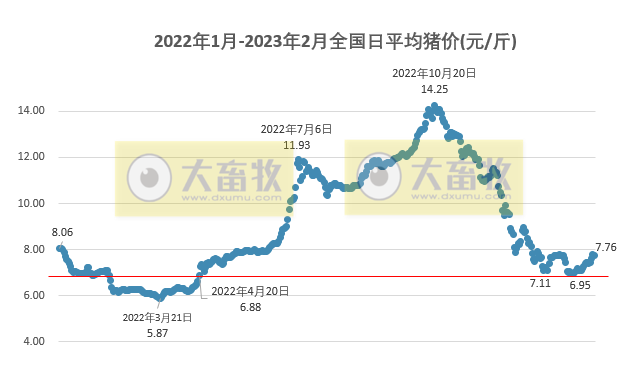 2023.02.21今日猪价