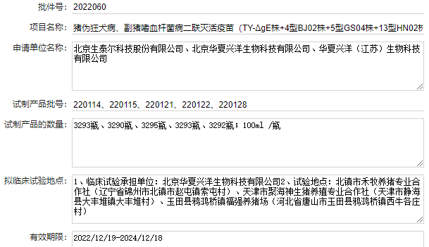 最新伪狂犬疫苗的品种和厂家汇总（2022年版）