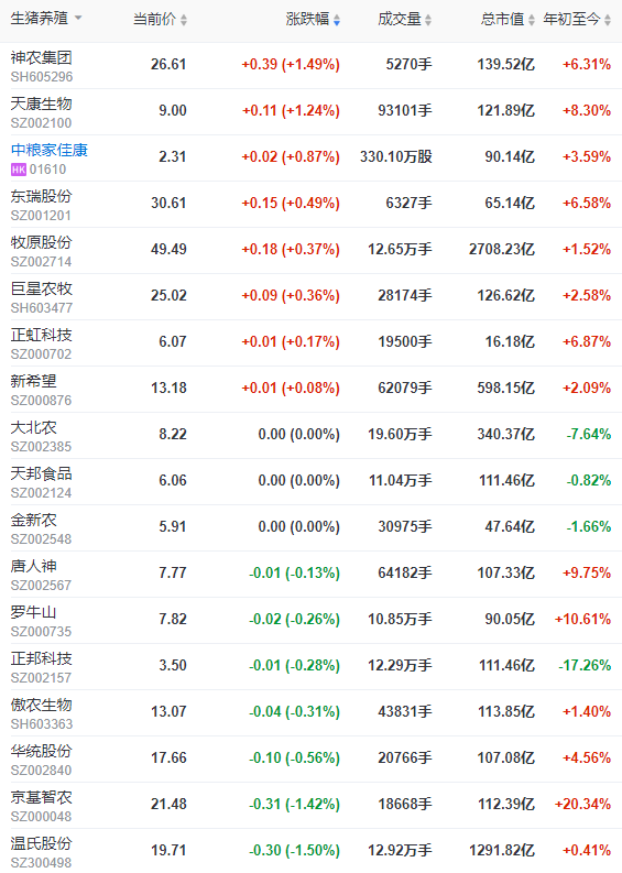 2023.02.28今日猪价