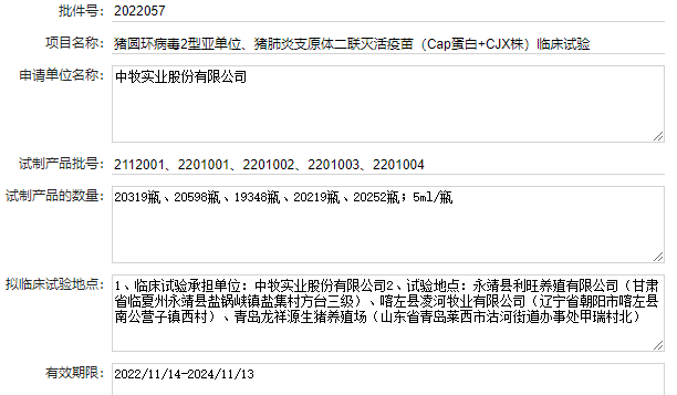 最新猪支原体肺炎疫苗品种和厂家汇总(2022年版)