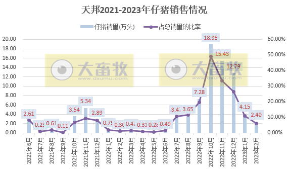 天邦食品:2月全群销售均价低,是因为淘汰母猪销量占比相对较高