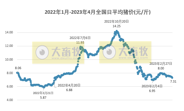 2023.04.01今日猪价