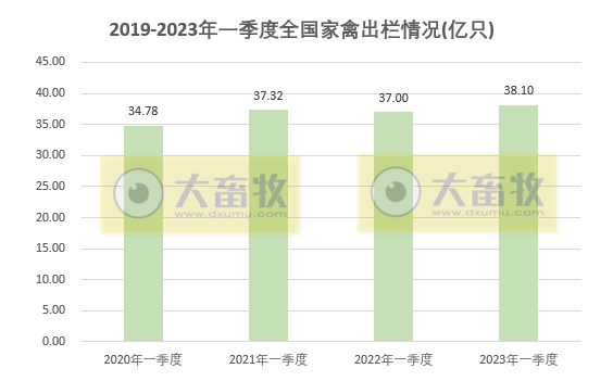 2023年一季度全国畜牧业数据