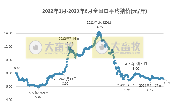 2023.06.03今日猪价