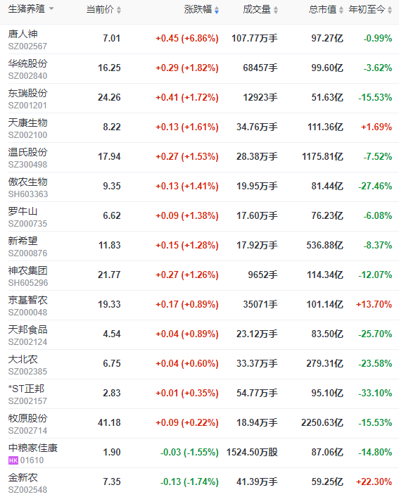2023.07.07今日猪价