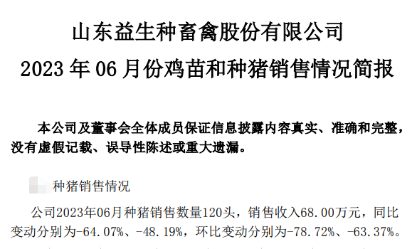 益生股份:预计上半年扭亏为盈,净利超5.6亿元,出现大幅增长