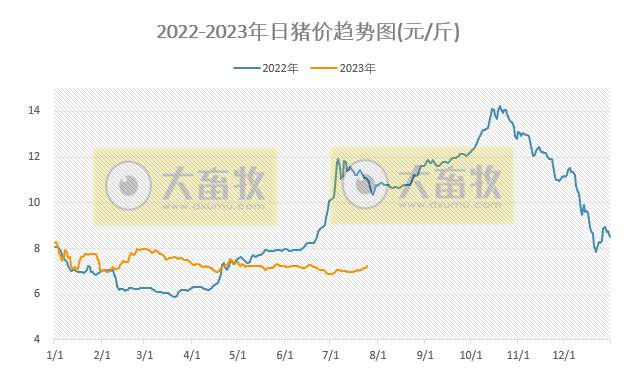 2023.07.25今日猪价