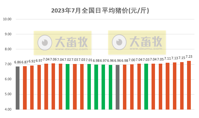 2023.07.25今日猪价