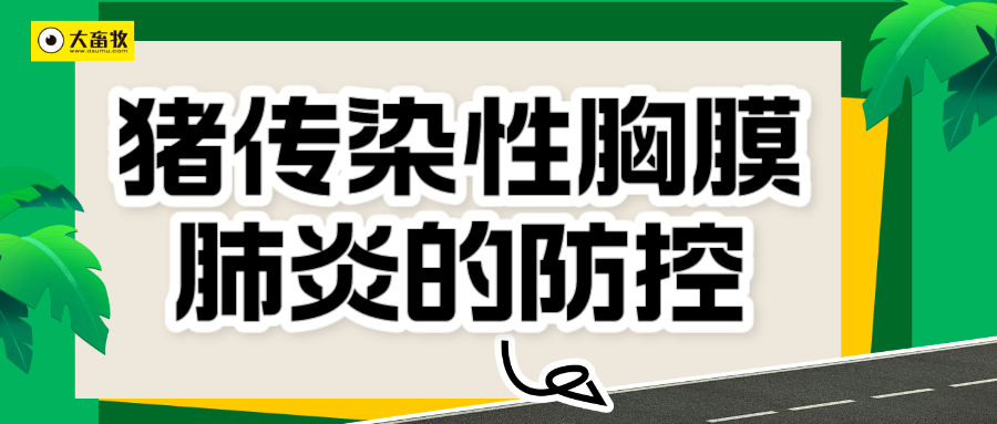猪传染性胸膜肺炎的防控