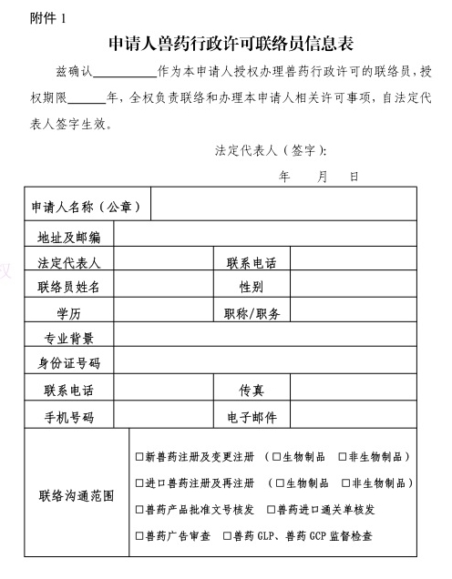 兽药企业的好消息！农业农村部办公厅关于建立兽药行政许可联络员制度的通知
