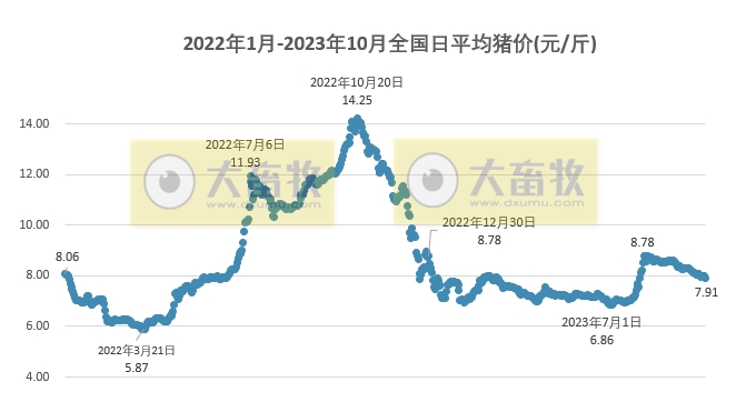 2023.10.03今日猪价
