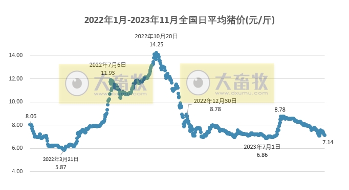 2023.11.12今日猪价