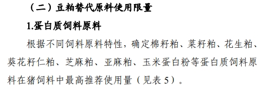 官方发布《猪低蛋白低豆粕多元化日粮配制技术要点》